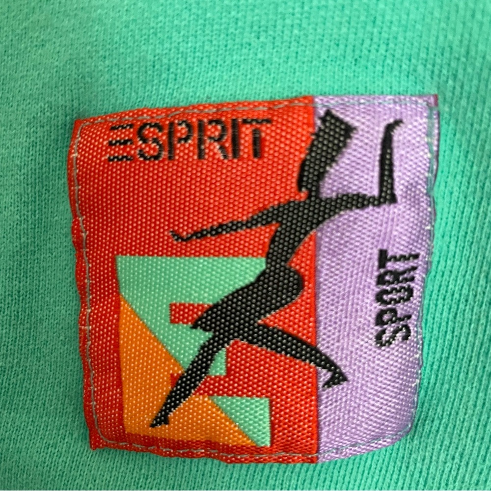 Esprit Sport LA Olympic Era Sweatshirt in Teal with awesome graphics - Picture 4 of 13